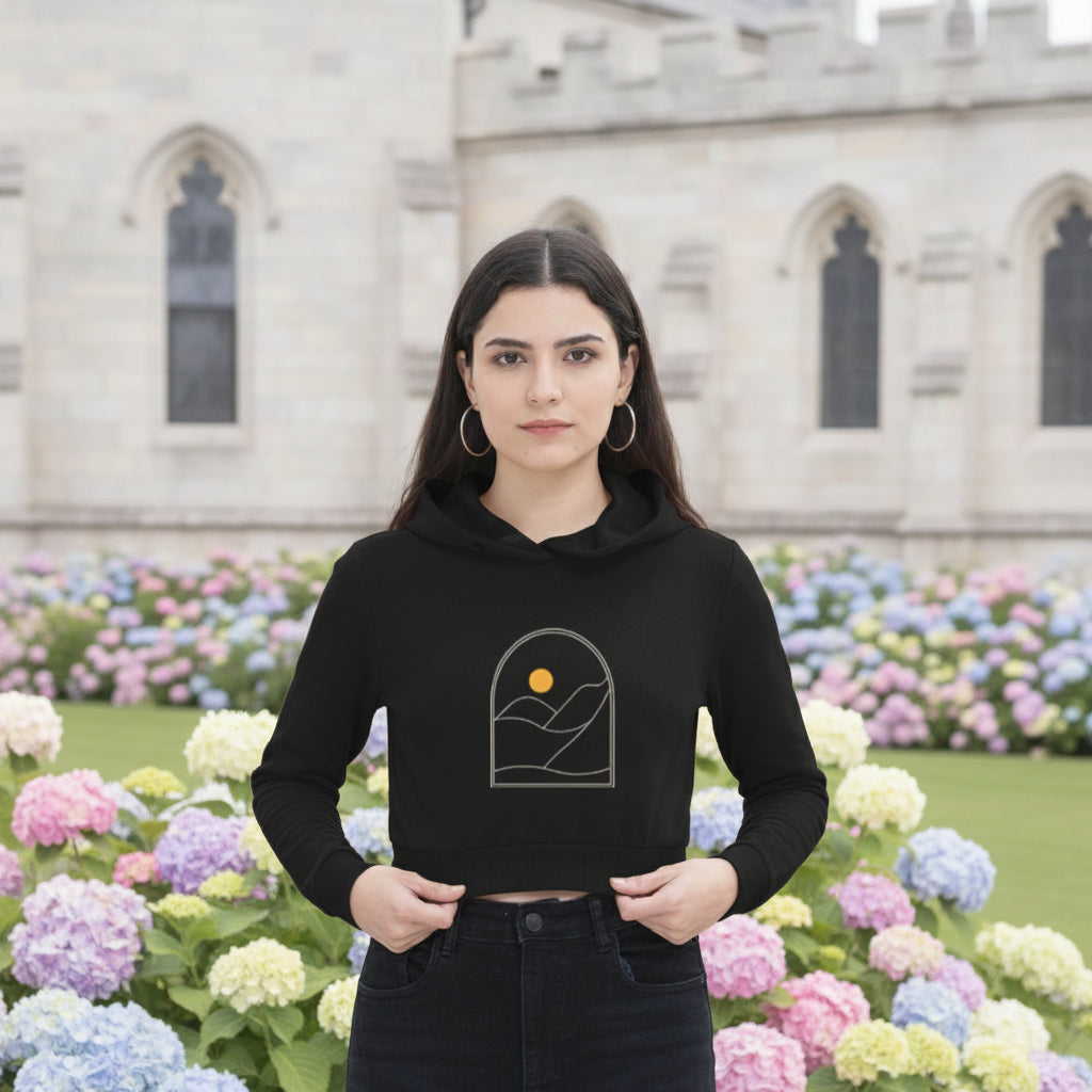 Sunrise Cropped Top Hoodie