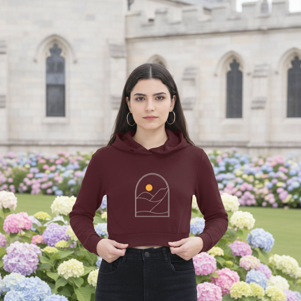 Sunrise Cropped Top Hoodie